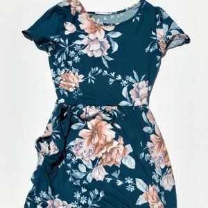 maxi floral dress